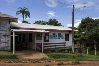 UBS da Vila Vitória, em Oiapoque (AP), que faz fronteira com a Guiana Francesa