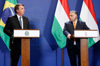 HUNGARY-BUDAPEST-PM-BRAZIL-PRESIDENT-PRESS CONFERENCE