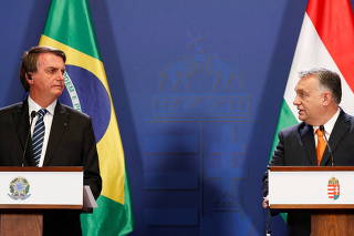 Brazilian President Jair Bolsonaro visits Budapest