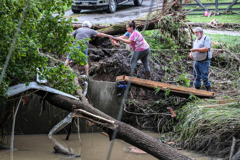 Fortes chuvas e enchentes nos EUA deixam ao menos 25 mortos no Kentucky