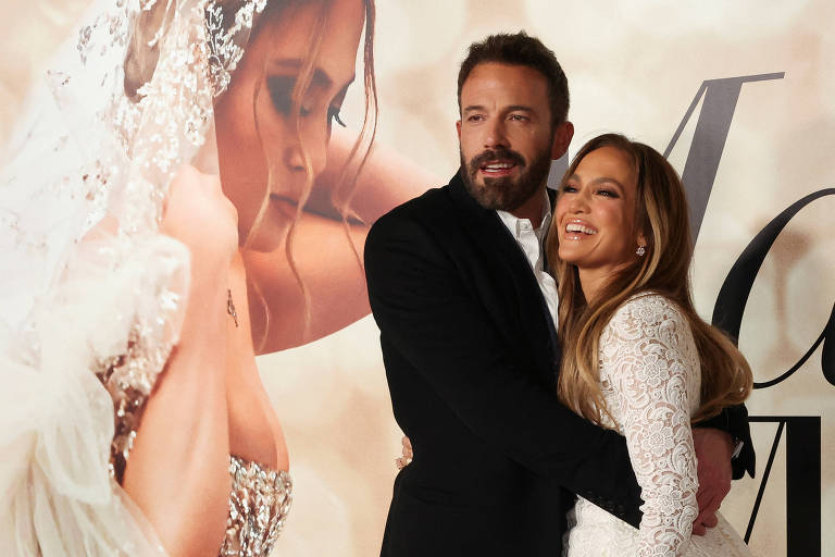  Jennifer Lopez and Ben Affleck  em exibição especial do filme 'Marry Me'