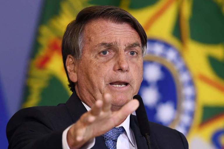 O presidente Jair Bolsonaro (PL)