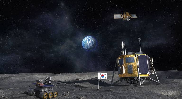 Coreia do Sul inicia exploração espacial com sonda lunar