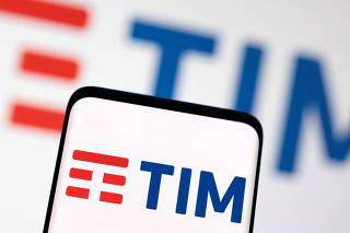 FILE PHOTO: FILE PHOTO: Illustration shows Telecom Italia (TIM) logo
