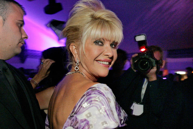 Ivana Trump, primeira mulher do ex-presidente dos EUA Donald Trump, aos 73 anos