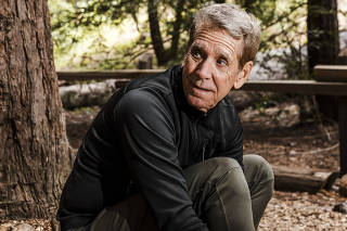 Bruce Holaday at Reinhardt Redwood Regional Park in Oakland, Calif., on June 30, 2022. (Carolyn Fong/The New York Times)