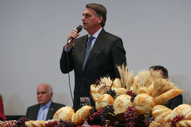 Bolsonaro discursa durante culto evangélico na Câmara 