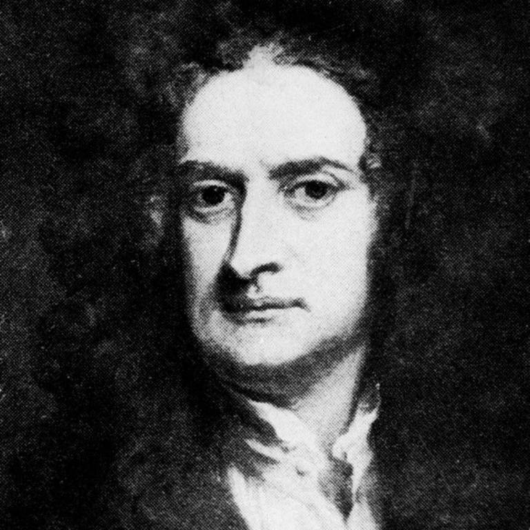 Retrato do físico britânico Isaac Newton