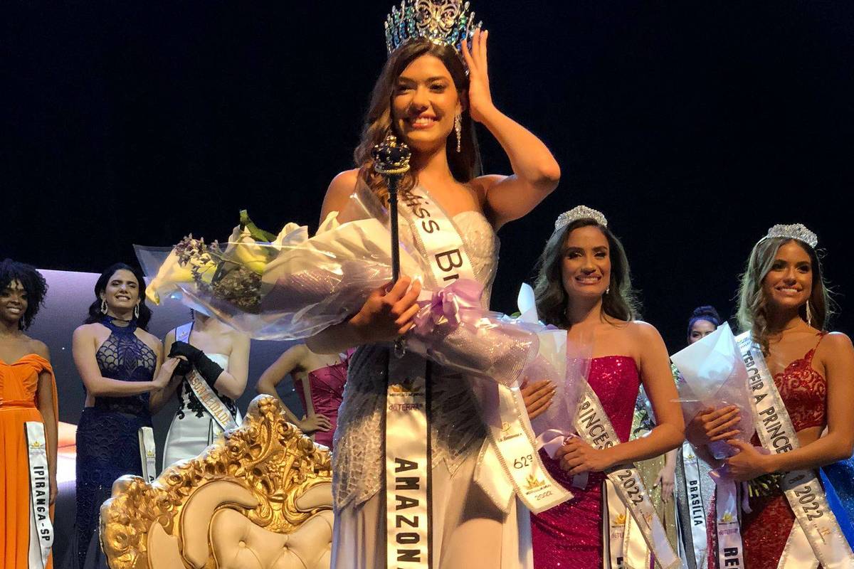 Miss Brasil Mundo 2022 Amazonas Vence Primeira Coroa Do Estado No Concurso 04082022 De