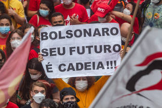 Manifestação contra Bolsonaro SP