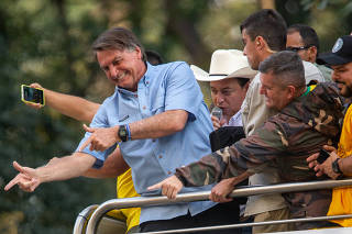 Jair Bolsonaro participa de manifestação na avenida Paulista no 7 de Setembro