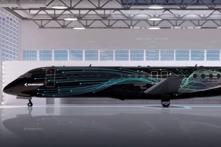 Embraer publica primeiro vídeo de seu novo modelo de avião