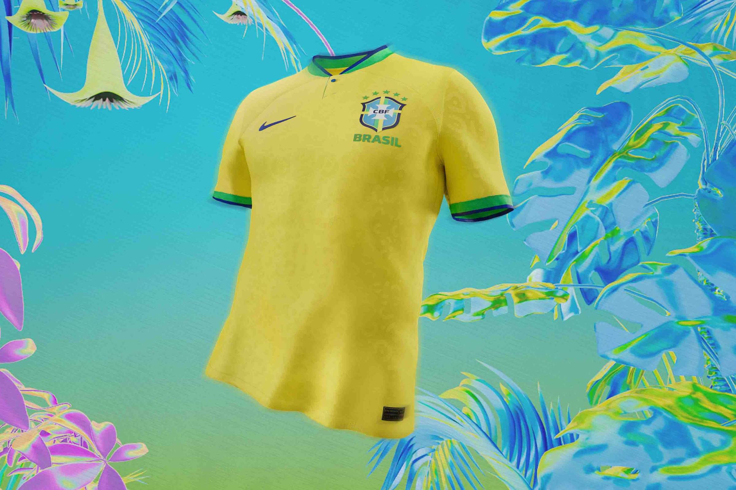 Camiseta Brasil Onça Amarela DryFit Sport Personalizada