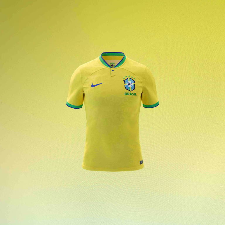CBF apresenta novas camisas da seleção brasileira para a Copa do