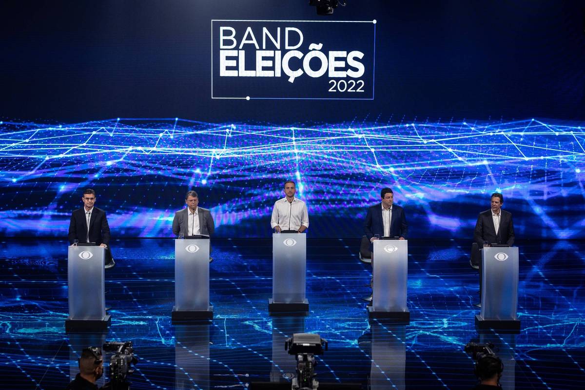 Debate Na Band: Candidatos Em SP Trocam Acusações - 07/08/2022 - Poder ...