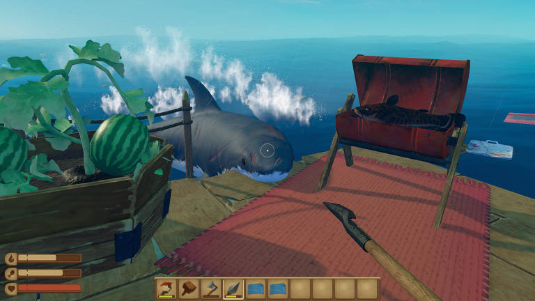 Imagem do jogo "Raft"