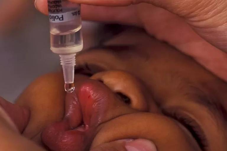 Vacina oral contra a poliomielite é usada nas doses de reforço no Brasil