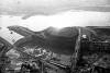 Vista da construção da Usina Hidrelétrica de Itaipu em outubro de 1978