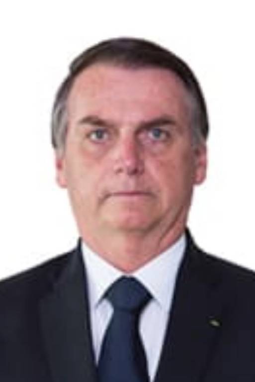 Presidente Jair Bolsonaro de terno e gravata