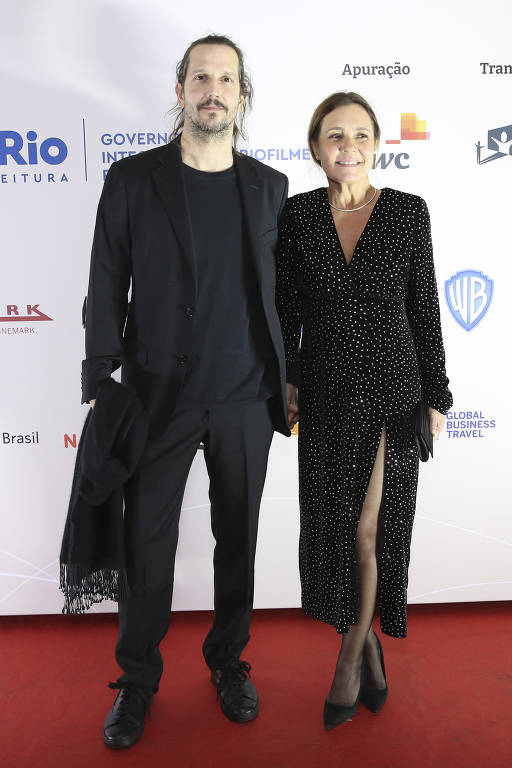 Vladmir Brichta e Adriana Esteves no Prêmio do Cinema Brasileiro 2022