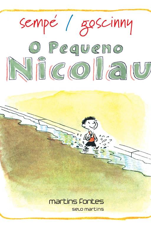 Capa da edição brasileira de 'O Pequeno Nicolau', de Jean-Jacques Sempé