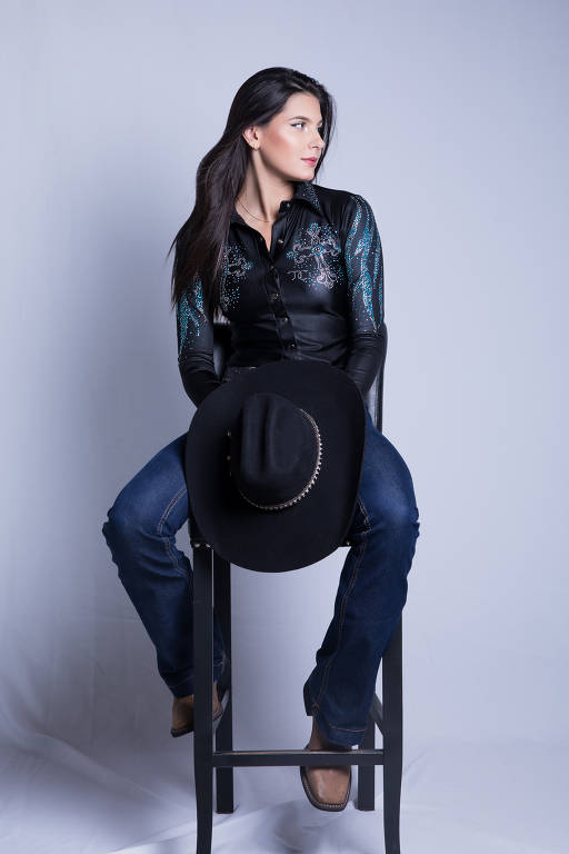 Retrato de Ana Castelo, do hit 'Pipoco', um dos principais nomes do agronejo