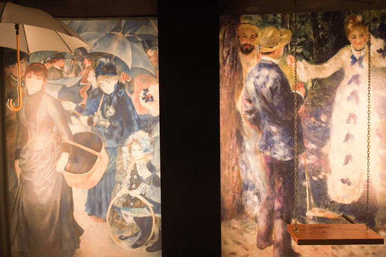 Renoir ganha exposição instagramável em shopping de SP