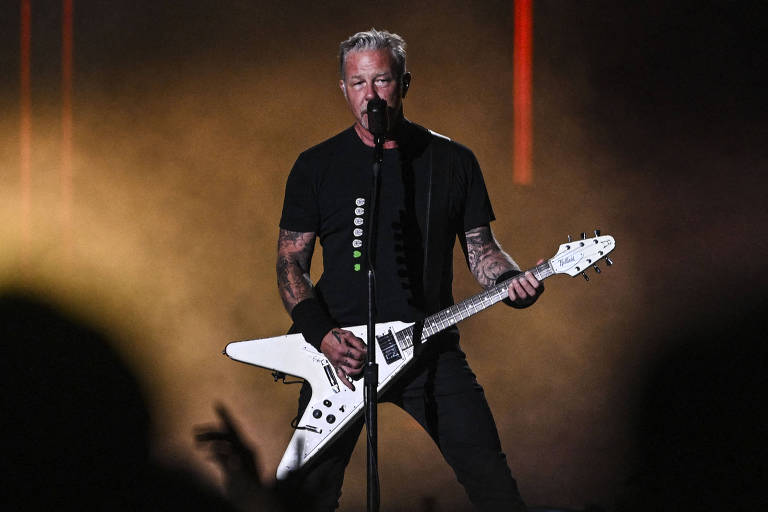 James Hetfield, vocalista do Metallica Alive Festival in Oeiras