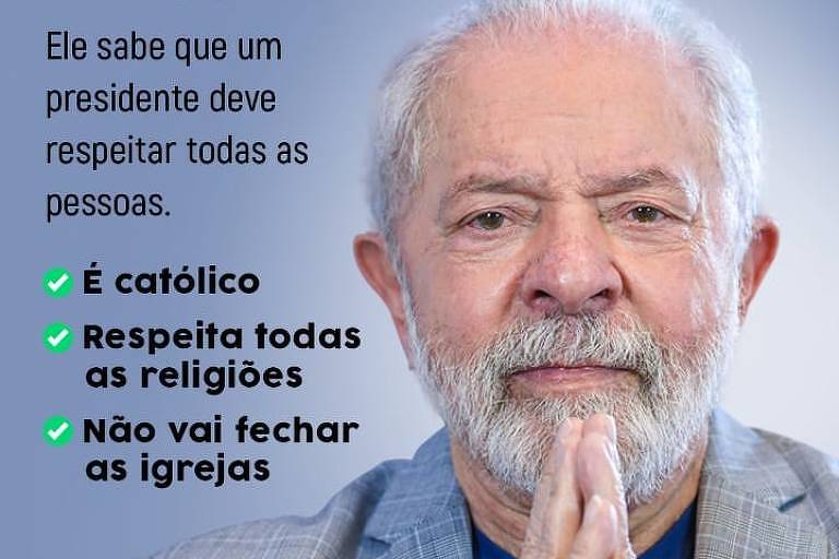 PT lança ofensiva para dizer que Lula 'nunca fechará igrejas' e criou Marcha para Jesus