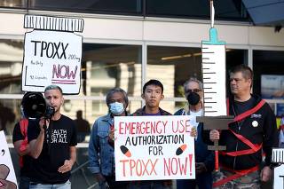 Activists In San Francisco Rally For Increased Monkeypox Vaccines And Treatments