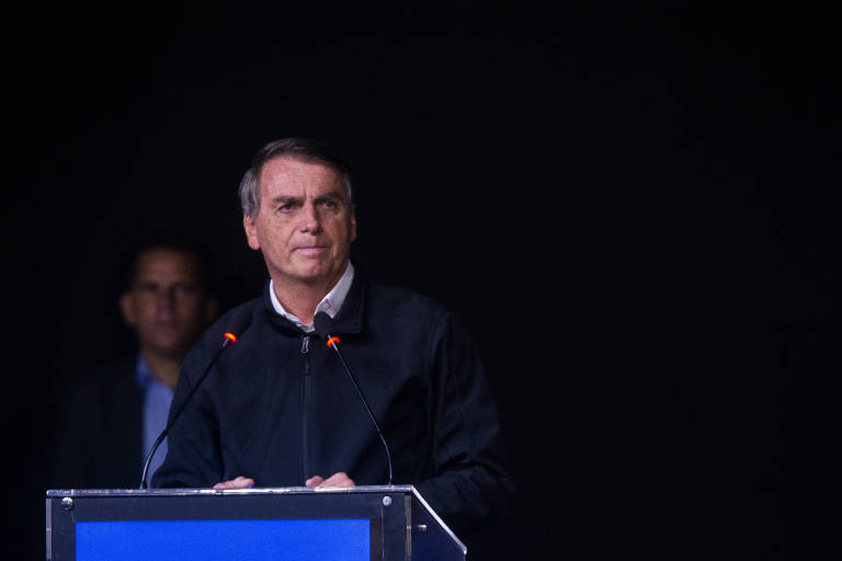 Jair Bolsonaro na campanha eleitoral de 2022