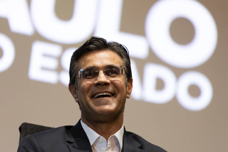 Rodrigo Garcia (PSDB), candidato ao Governo de São Paulo, durante evento oficial 