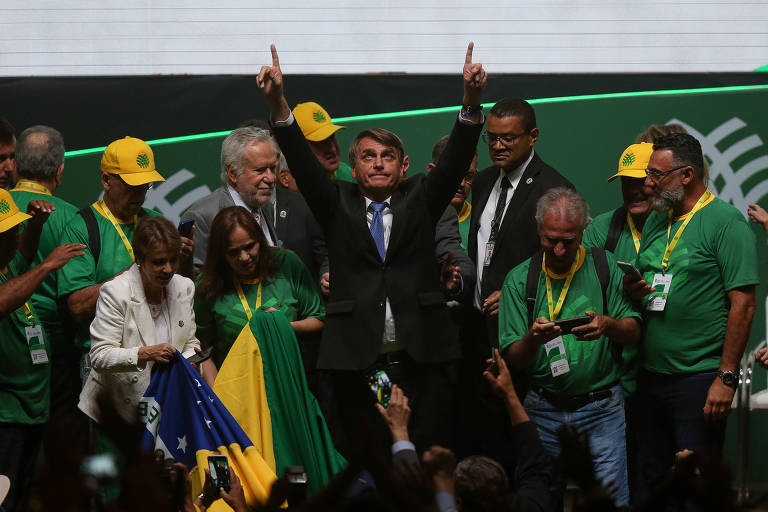 O presidente Jair Bolsonaro participa do Encontro Nacional do Agro, promovido pela CNA (Confederação Nacional da Agricultura), no Centro de Convenções Ulysses Guimarães, em Brasília