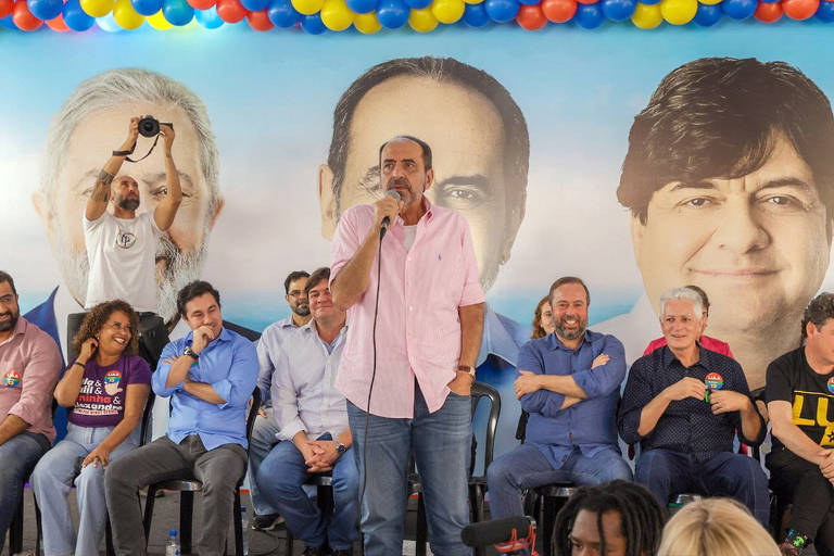 Alexandre Kalil na campanha eleitoral de 2022