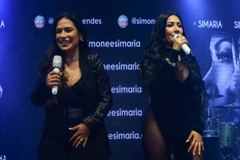 Simone e Simaria canta na festa de aniversário de 34 anos de Deolane Bezerra