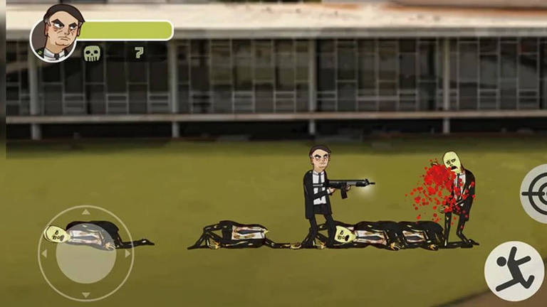 A Gazeta  Bolsonaro vira vilão em jogo de terror para celular