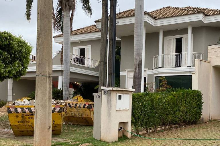 Casa que pertence à empresa de Rodrigo Garcia no condomínio Damha 1, em São José do Rio Preto