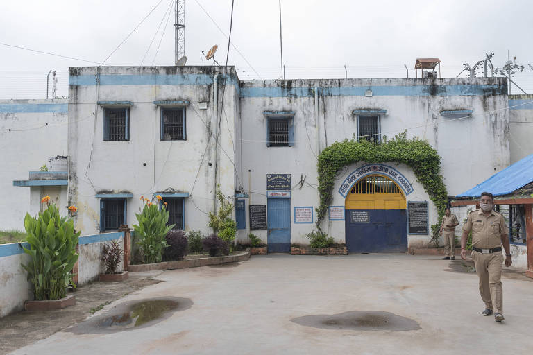 Prisão onde os condenados no caso de estupro de Bilkis Bano foram presos em Godhra, na Índia