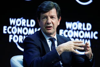 FILE PHOTO: Setubal, CEO of Itau Unibanco attends the final session 'The Global Agenda 2015' in the Swiss mountain resort of Davos