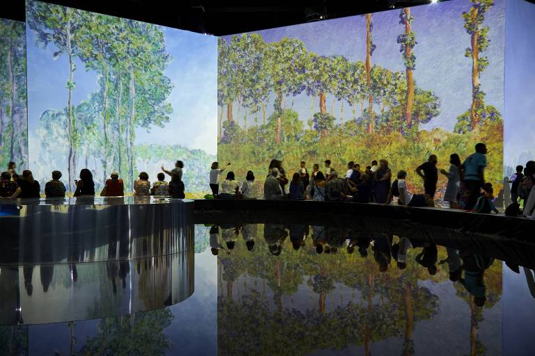 Monet ganha duas exposições imersivas em SP, sem quadros, para viralizar nas redes