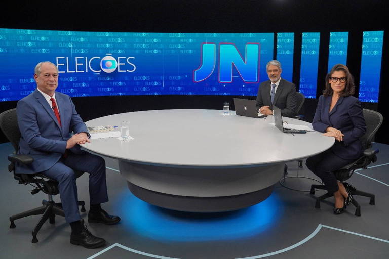 Ciro critica no JN 'polarização odienta' e volta a comparar PT e Bolsonaro