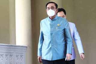 Thailand Prime Minister Prayuth Chan-ocha attends a weekly cabinet meeting in Bangkok