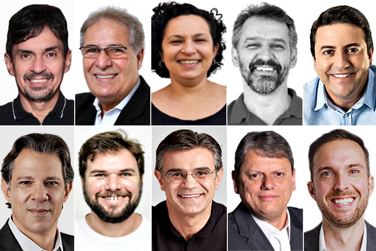 Números dos candidatos ao governo de SP e ao Senado 26/09/2022