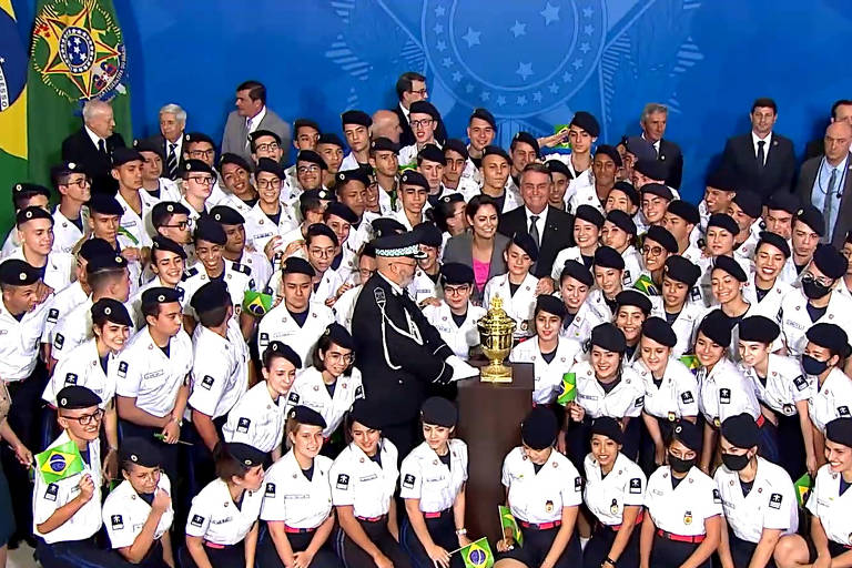 Solenidade da chegada do coração de Dom Pedro I para as comemorações dos 200 anos da Independência do Brasil