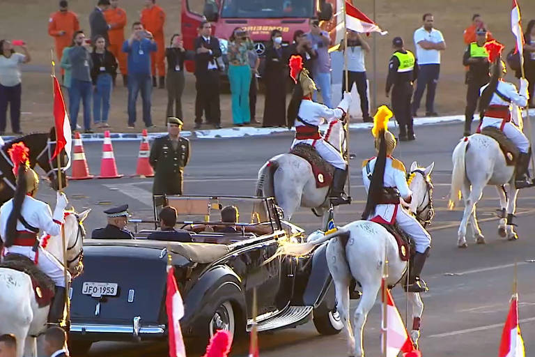 Solenidade da chegada do coração de Dom Pedro I para as comemorações dos 200 anos da Independência do Brasil