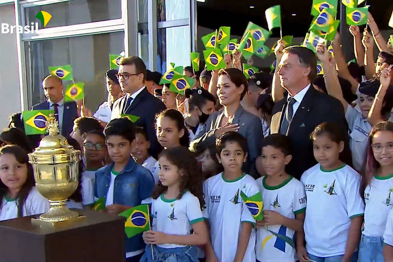 Solenidade da chegada do coração de Dom Pedro I para as comemorações dos 200 anos da Independência do Brasil