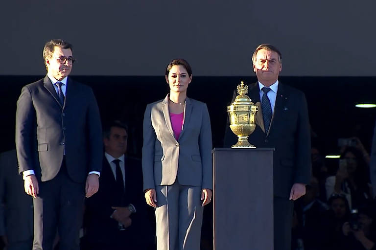 Solenidade da chegada do coração de Dom Pedro I para as comemorações dos 200 anos da Independência do Brasil
