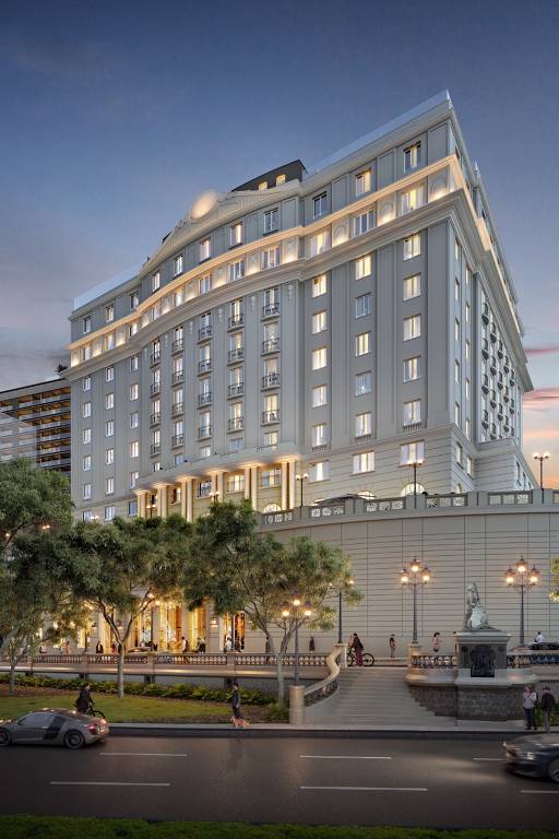 Projeto do retrofit do Hotel Glória, no Rio