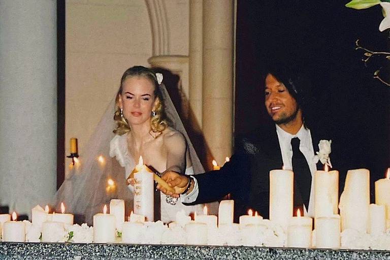 Nicole Kidman com o marido  Keith Urban