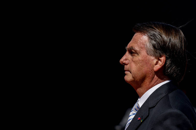 O presidente Jair Bolsonaro participa do Dia do Soldado, em Brasília